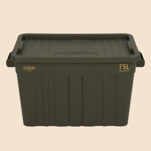 카고컨테이너 실드 박스 75L 캠핑 수납 정리함 다용도 트렁크 카키 운동러 솔직 후기 | 실사용 리뷰 - 상품 이미지 1