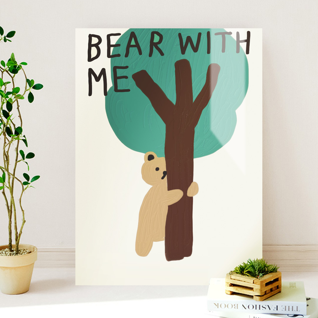 e스마트 하이그로시 아티스트 좌식 액자테이블 접이식테이블 나무와곰s