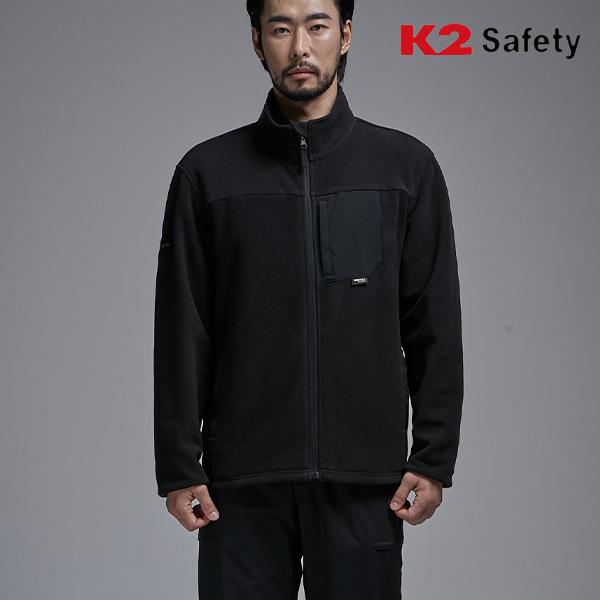 K2 세이프티 바람막이 자켓 남자 기모 작업복 겨울 플리스 재킷 F5102 - 상세 이미지 4