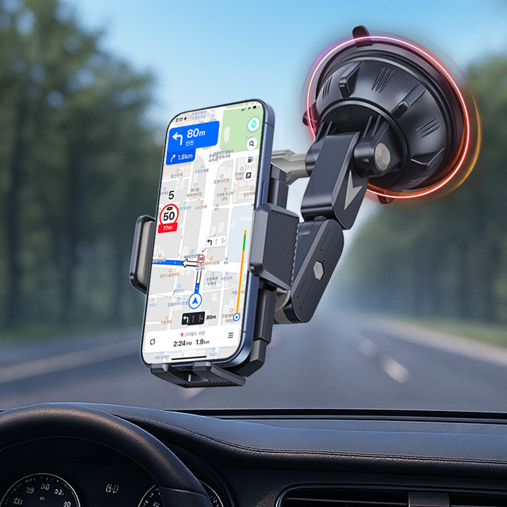 세이보링 차량용 핸드폰 대형 흡착식 거치대 대시보드 대쉬보드 거치대 제품 이미지