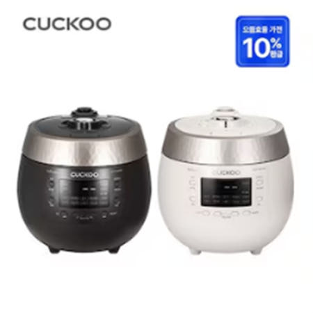 [GS SHOP][가전 환급 10%] 쿠쿠 블랙스톤 전기압력밥솥 풀스텐 10인용 CRP-R1095FGW/FGB
