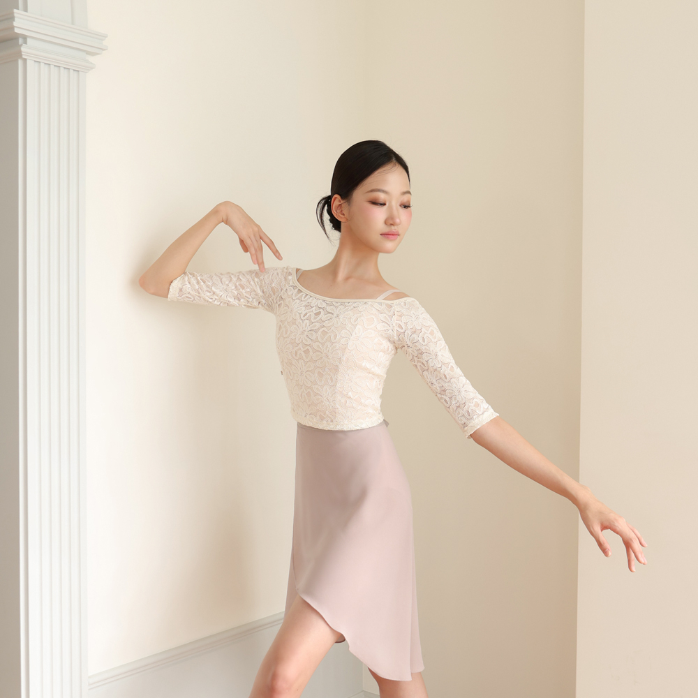 일레르 Floral Lace Top/ NEW 6colors , 성인발레복 - 상품 이미지