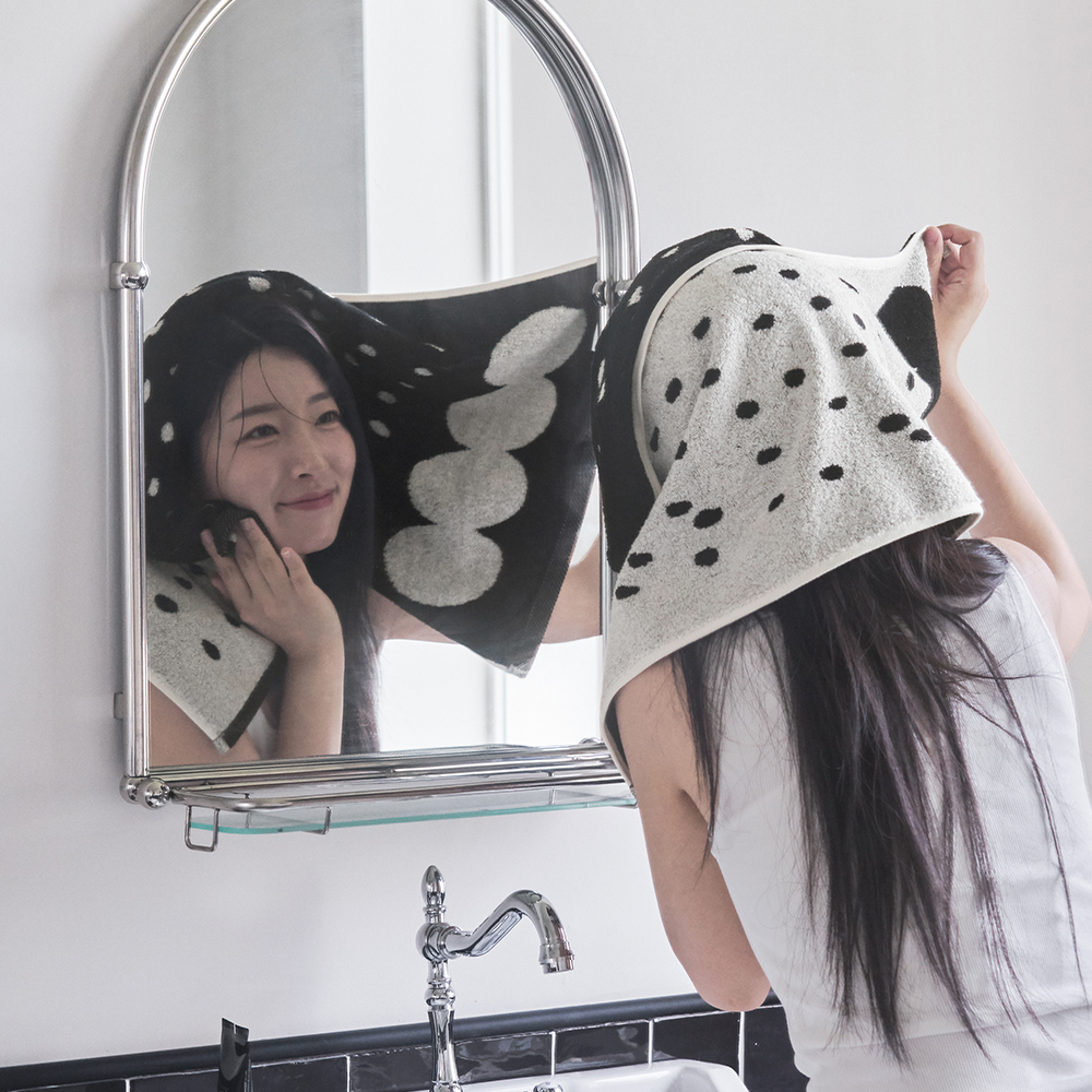 킨제네라 스노우베일 Steady 대나무 극세사 더블루프 호텔수건 180g 1장 40x80 결혼식 돌잔치 답례품 - 상세 이미지 3