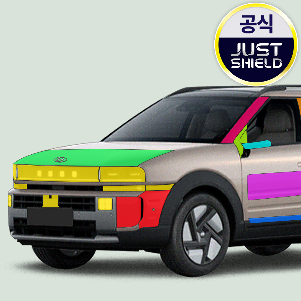 저스트쉴드 넥쏘 NH2 PPF필름 헤드라이트 데일라이트 전방센서 부분구매 - 상품 이미지