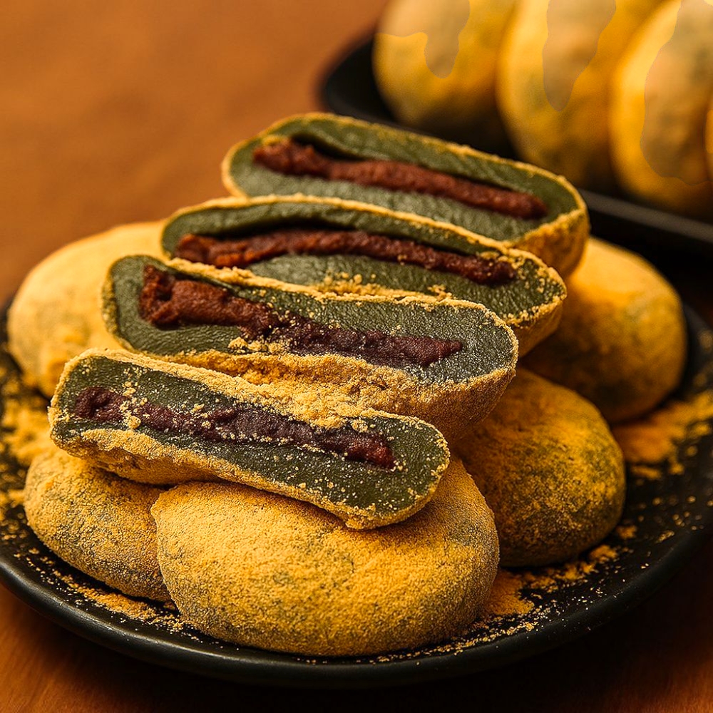 쑥향가득 쫀득쫀득 콩고물 오쟁이떡 쑥개떡 찹쌀떡 60g 30알 1.8kg