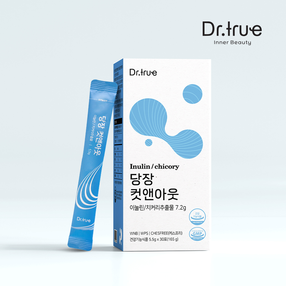 닥터트루 당장 컷앤아웃 식후 혈당 스파이크 조절 LDL 콜레스테롤 관리 이눌린 1박스 - 상품 이미지