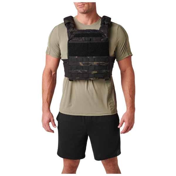 5.11 택티컬 TacTec 트레이너 베스트(블랙 멀티캠) - TacTec Trainer Weight Vest(Black Multicam) - 상품 이미지