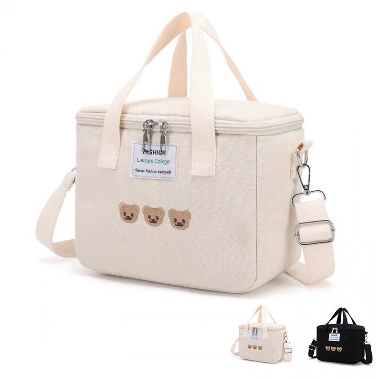 보냉백 곰돌이 소풍가방 런치백 피크닉 도시락 보온 보냉 가방