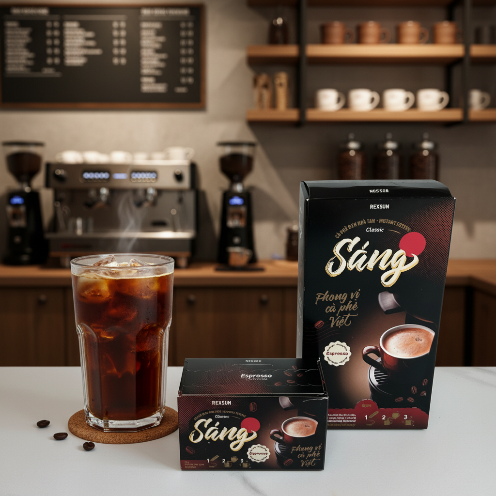 Sang 에스프레소 베트남커피 블랙 아메리카노 인스턴트 아이스 커피 10스틱 50스틱 베트남