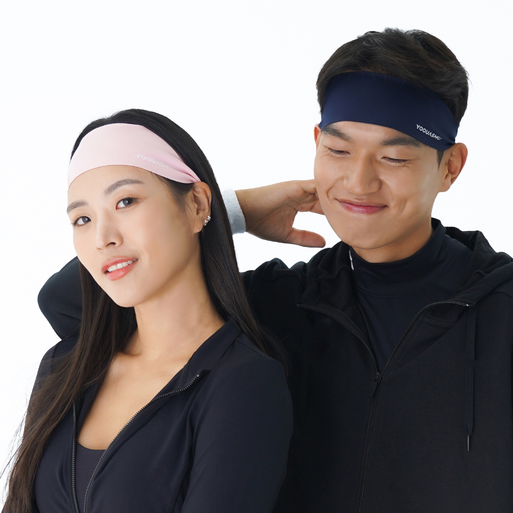 유에서무 스포츠 헤어밴드 땀흡수 운동 러닝 축구 등산 테니스 쿨 남성 헤드밴드 머리띠 이미지 8