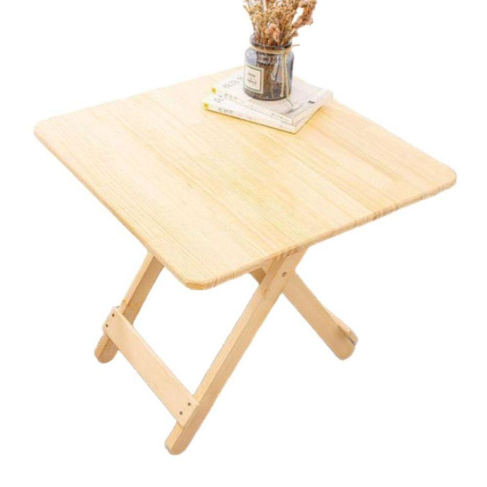 원목 접이식 식탁 공간활용 가정용 간이 원형 테이블 70cm 원형 테이블 - 상세 이미지 2