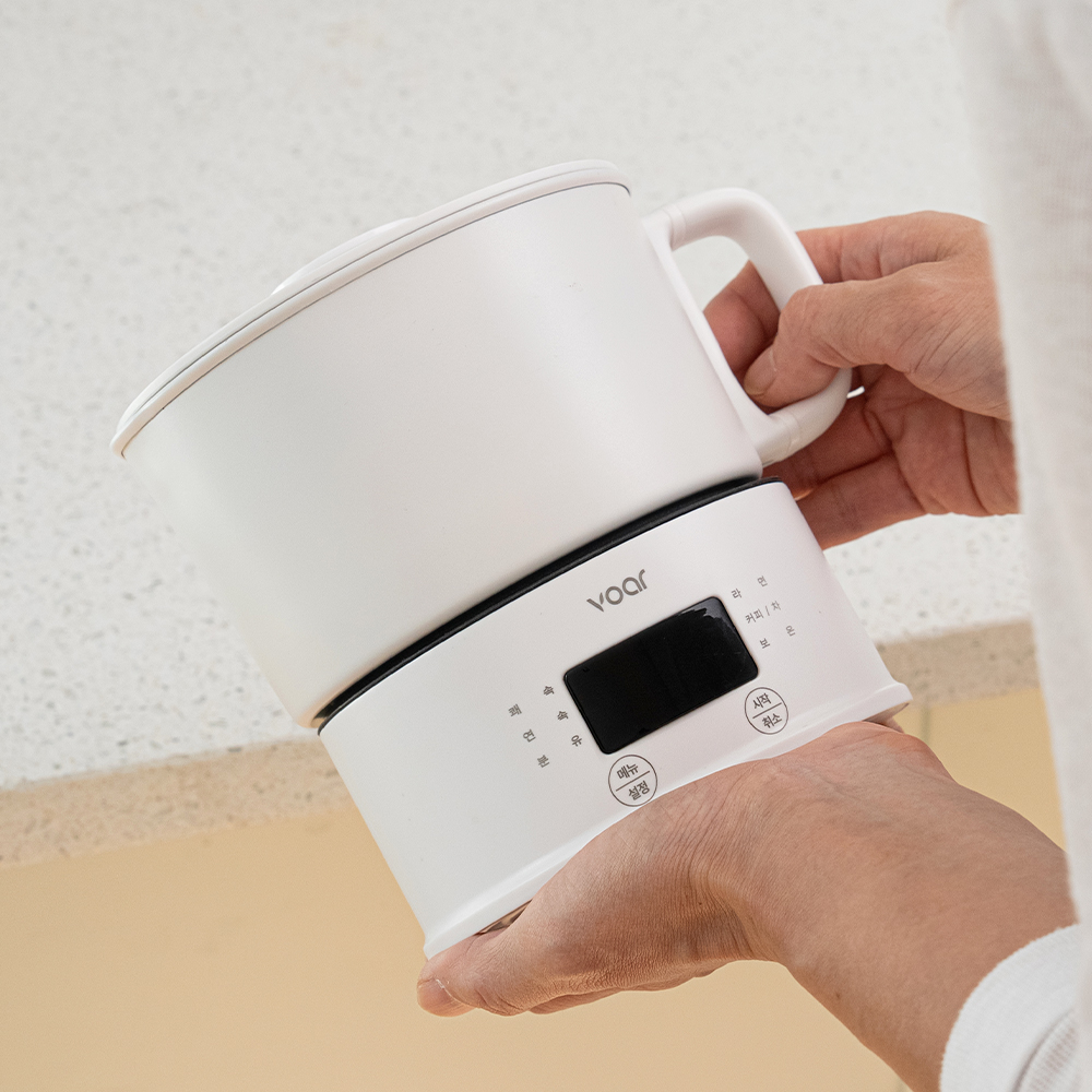 보아르 이지미니쿠커 여행용 전기포트 접이식 휴대용 분유포트 무선 커피주전자 프리볼트 포트기