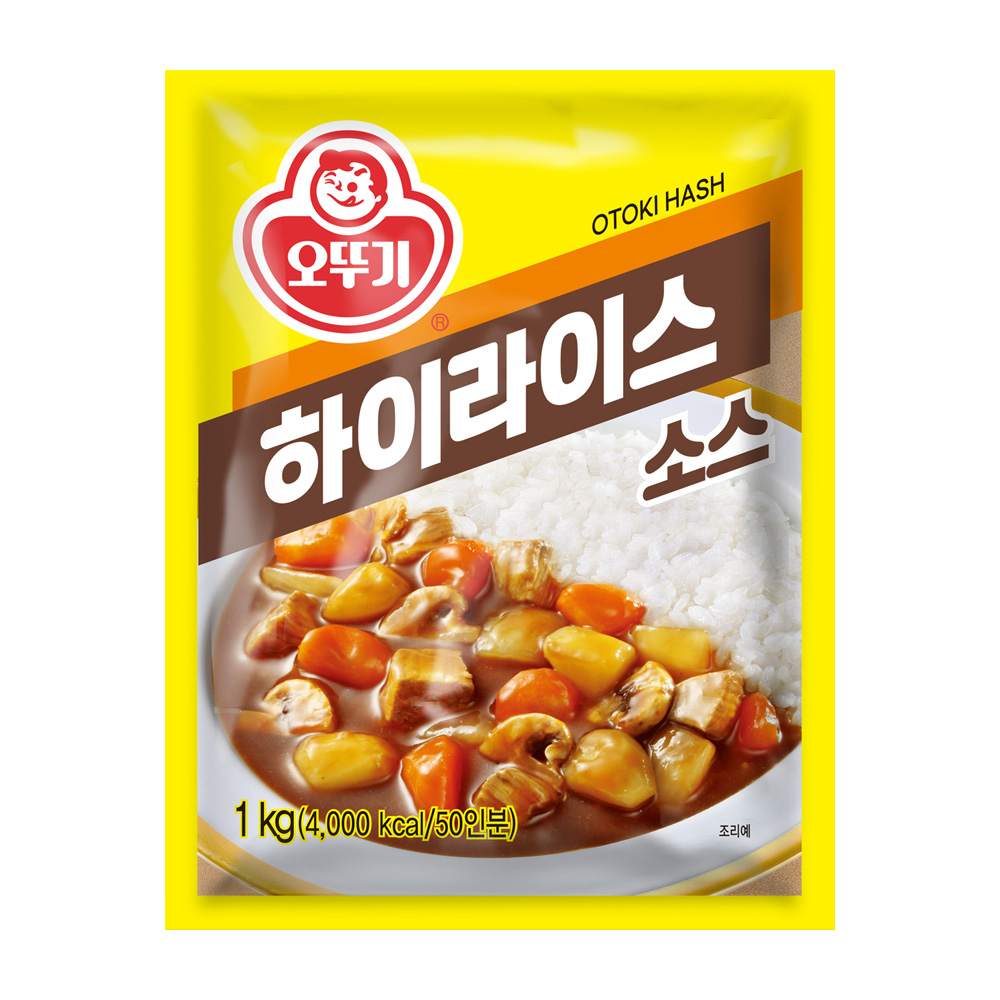 오뚜기 하이라이스 소스, 1kg, 1개 - 상품 이미지