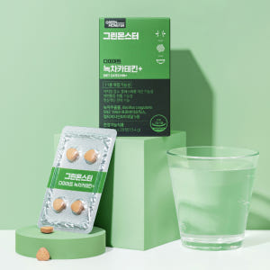 그린몬스터 다이어트 녹차카테킨+(녹차추출물 쾌변 체지방 감소 보조제) 2... 맛있게 먹은 솔직 후기 - 상품 이미지 3