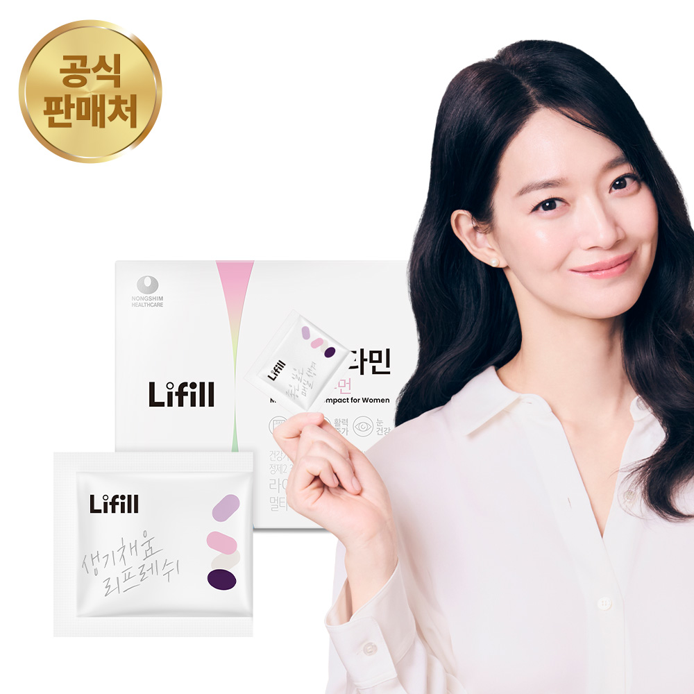 라이필 멀티비타민 컴팩 포 우먼 종합비타민 올인원 초소형 영양제 30포, 1개