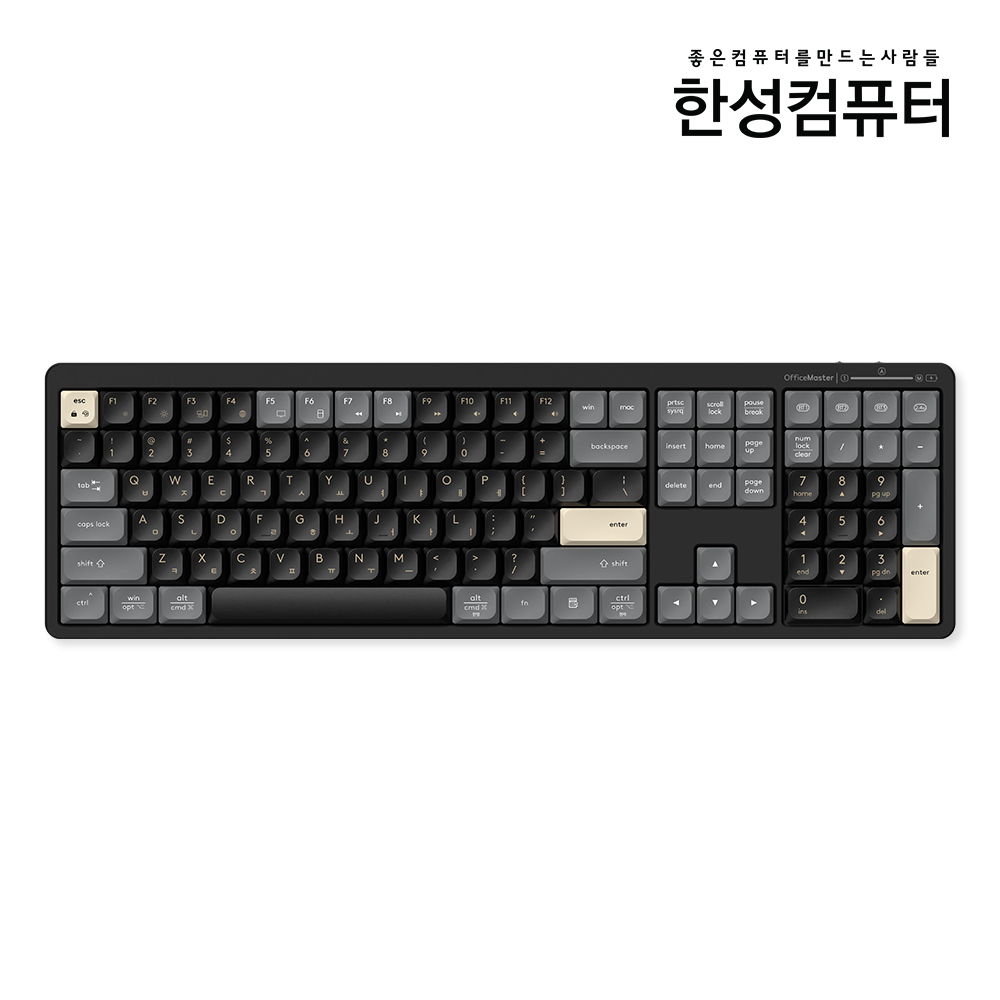한성 GK698 저소음 블루투스 무선 키보드 오피스마스터 풀배열 사무용 - 상세 이미지 2