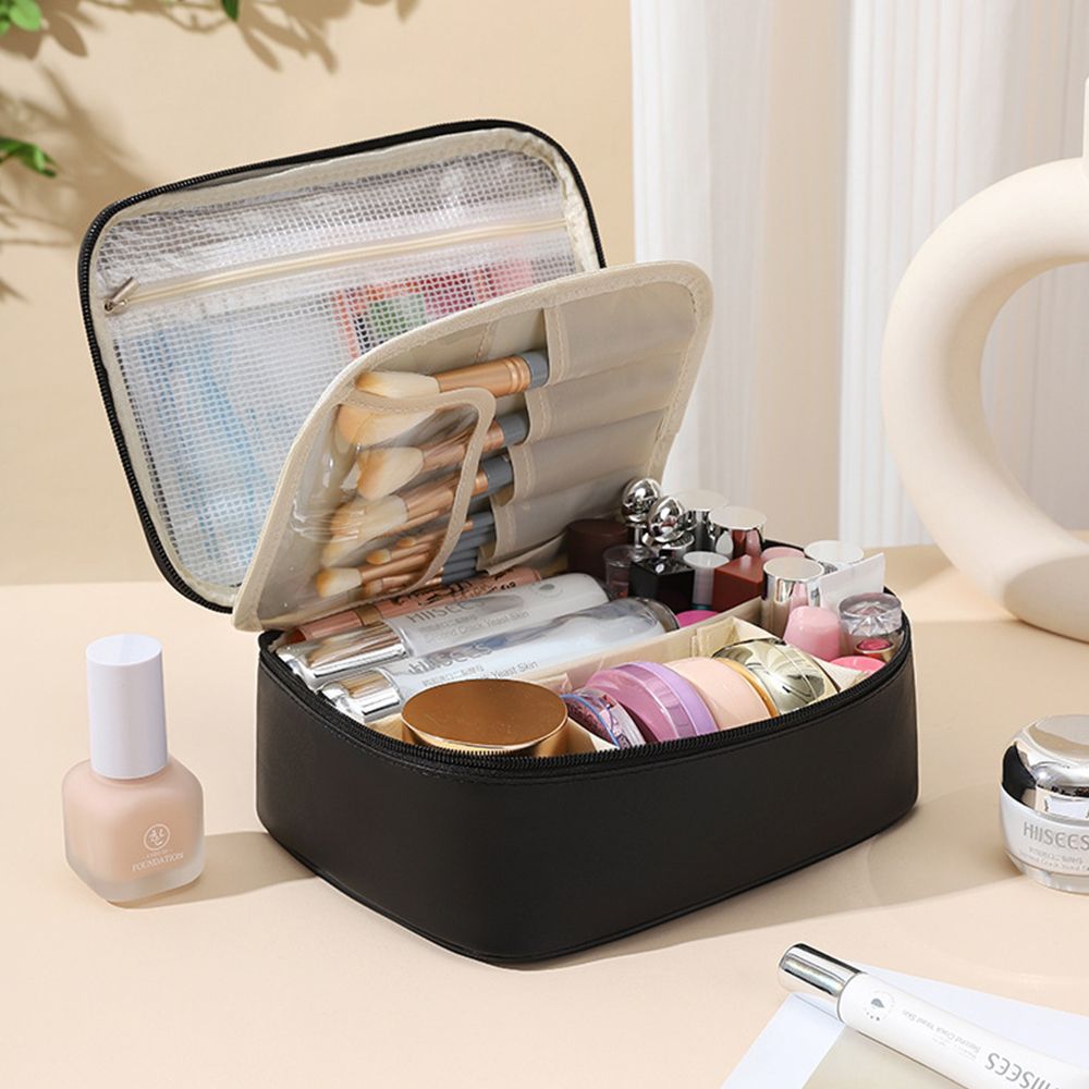 여행용 화장품 파우치 대용량 뷰티 브러쉬 메이크업 가방
