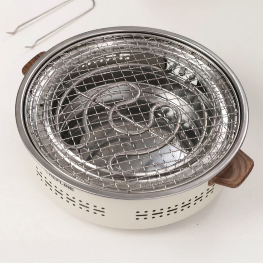 셰프라인 1초 직화구이 올인원 고기불판 생선구이팬 가정용 인덕션 그릴팬