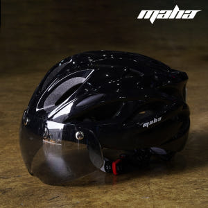 마하 자전거헬멧 초경량 에어로 쉴드형 전동킥보드 고글 헬멧 HM1 운동러 솔직 후기 | 실사용 리뷰 - 상품 이미지 1