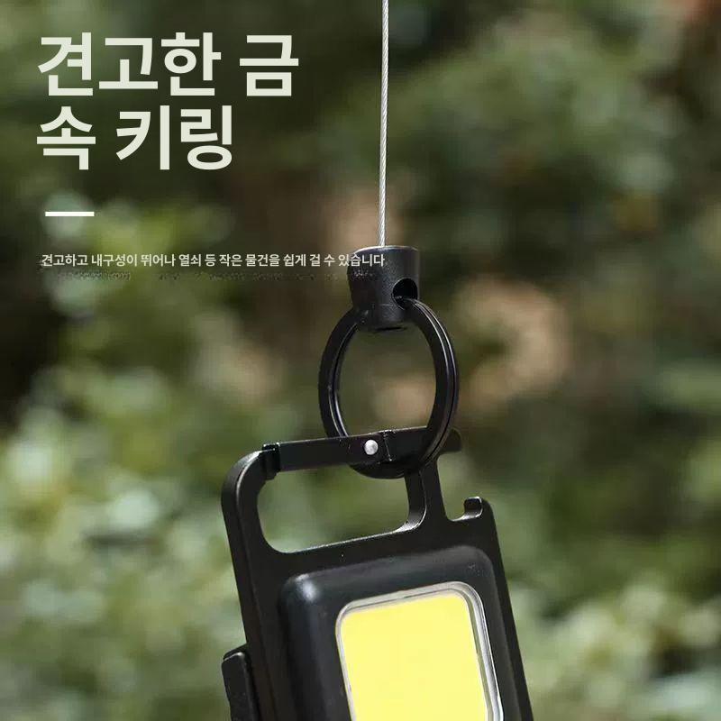릴 분실방지 와이어 분실도난방지 연결고리 작업용 낚시용품 다용도 아웃도어 등산 캠핑 블랙 스틸 - 상세 이미지 5
