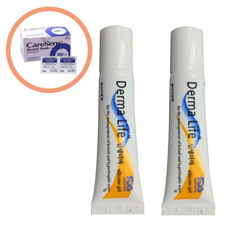 힐데이 흉터제거연고 마데카솔 겔타입 7g 2개 + 알콜솜 100매