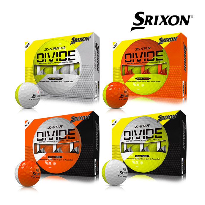 스릭슨 2025 Z STAR 9 제트스타 디바이드 골프볼 3피스