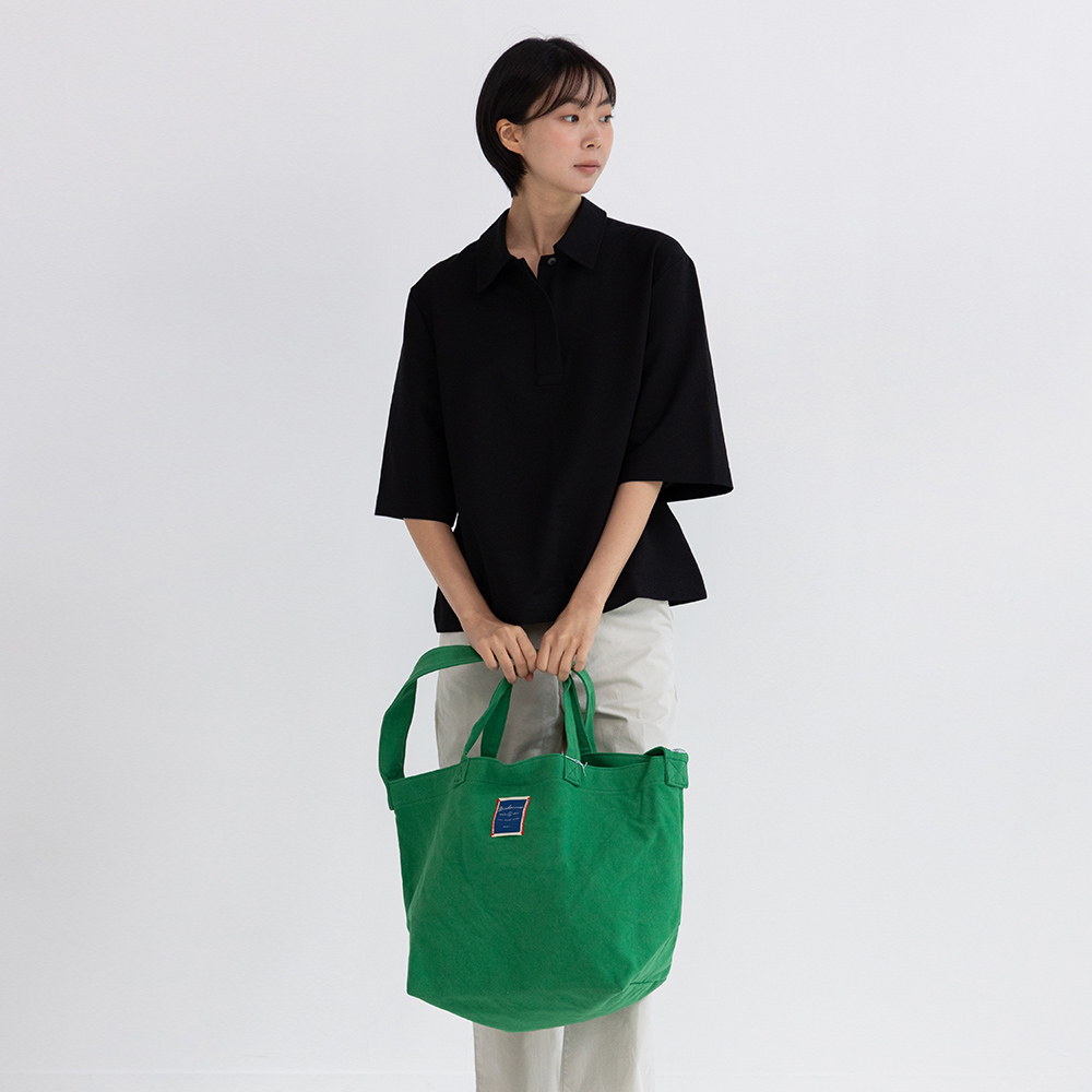 캔버스 크로스 바디 with 후지킨바이 Canvas Cross Body with FUJI KINBAI - 상세 이미지 3