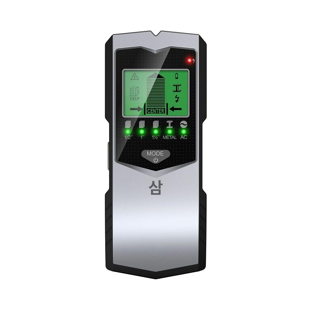 벽탐지기 벽면스캐너 위치측정기 콘크리트 반전 표시 벽면 측정기 간격 옐로우블랙 4-in-1 금속 탐지기 - 상세 이미지 5