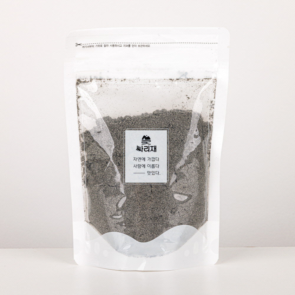 싸리재 국산 검은깨 검정깨 [ 흑임자 죽 가루 250g ] 죽 라떼 드레싱 재료 - 상세 이미지 4