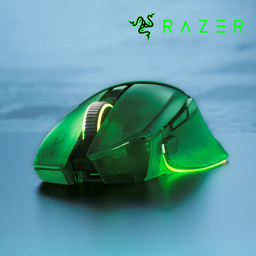 [국내정발] 레이저 바실리스크 V3 PRO 35K 팬텀그린 무선마우스