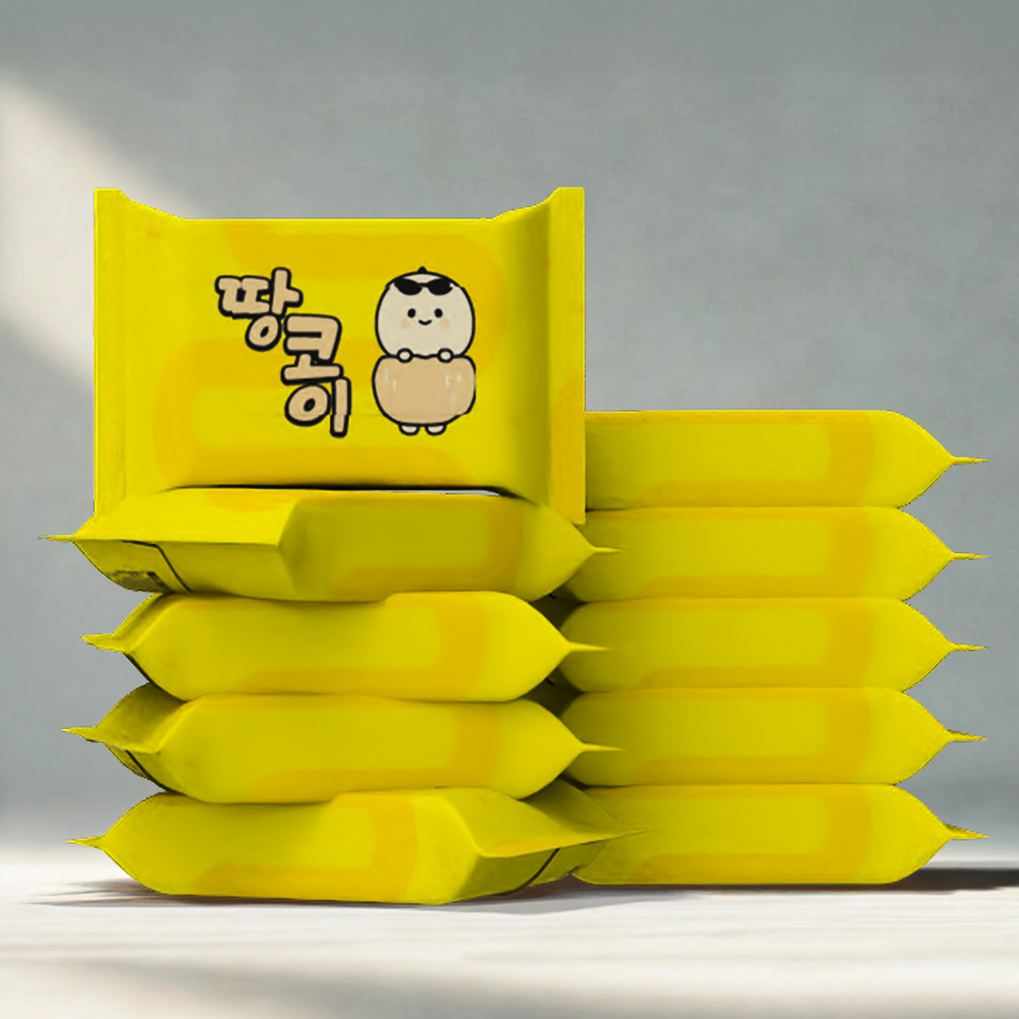 티슈도리 땅콩이 미니 물티슈 10매 10팩 휴대용 포켓 여행용 물티슈