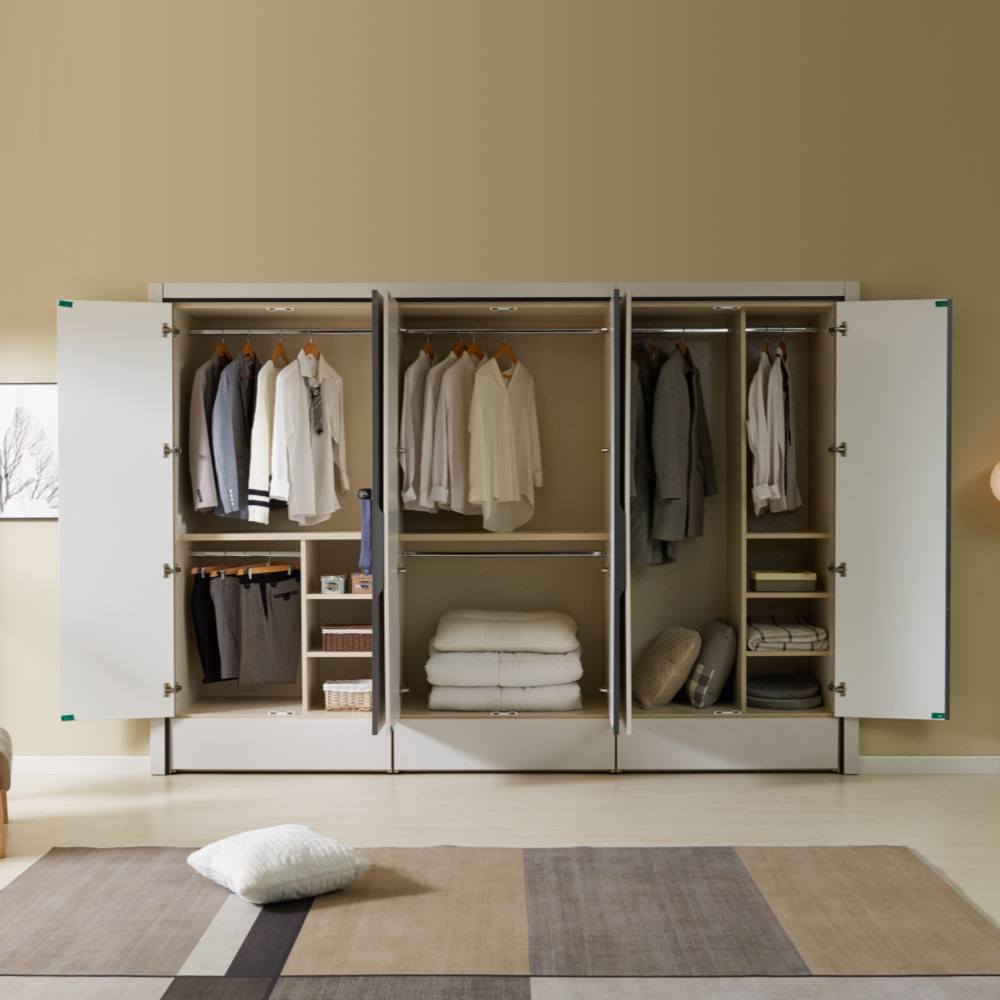 장롱 3110mm 10자장롱 e0광폭 티티화이트 - 상세 이미지 4