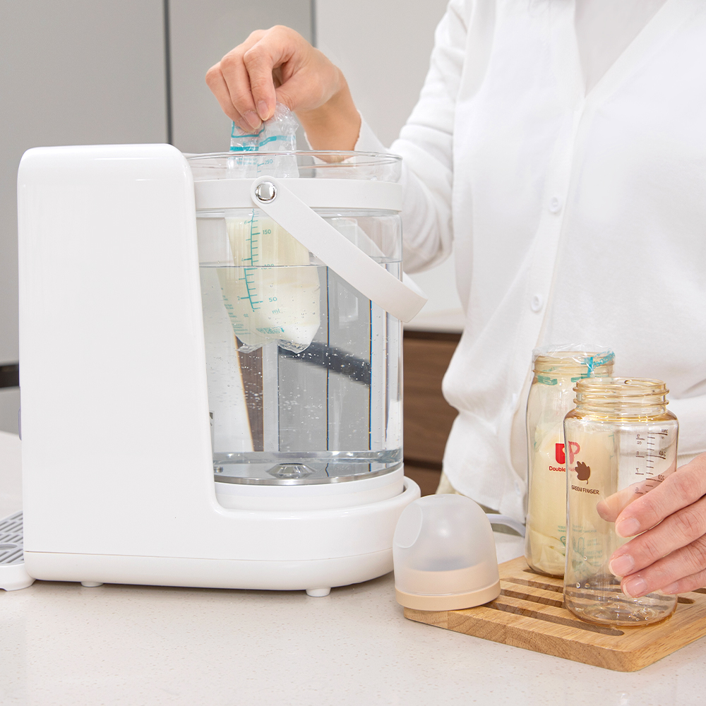 보아르 아가온 자동 출수형 분유포트 위생출수시스템 보온 내열유리 대용량 전기 커피 포트기