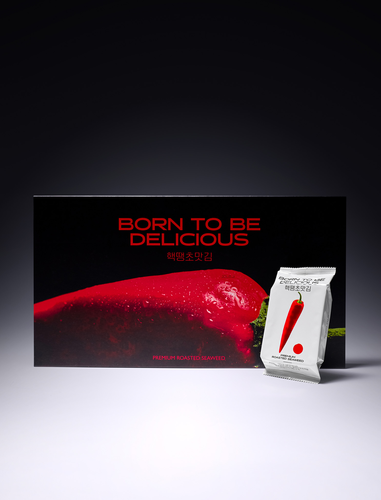 [3+1]본투비딜리셔스 땡초김 4box(36봉) 불땡초 핵땡초 매운김