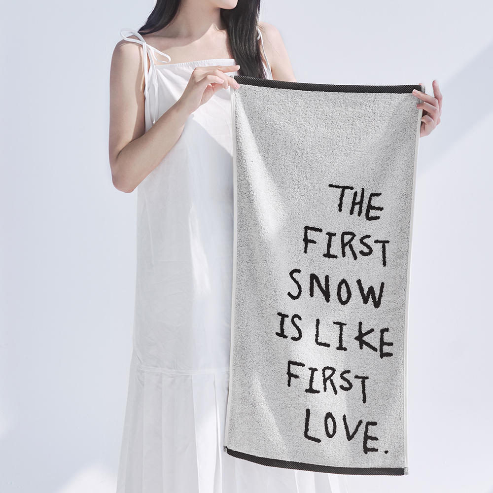 킨제네라 스노우베일 Drawing 대나무 극세사 더블루프 호텔수건 180g 1장 40x80 결혼식 돌잔치 답례품 이미지 7