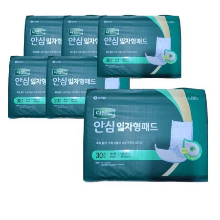 디펜드 안심 일자형패드 30개 6팩 180개