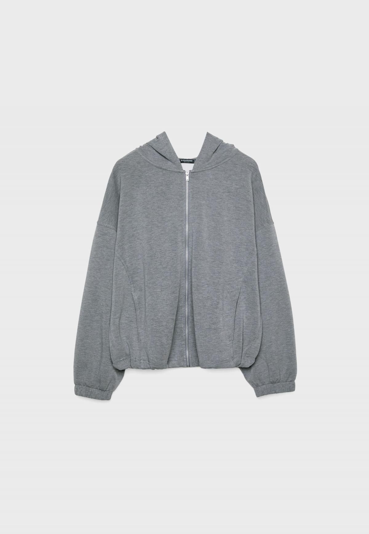스트라디바리우스 소프트 모달블렌드 집업 후드티 6509/690 DARK GREY - 상품 이미지