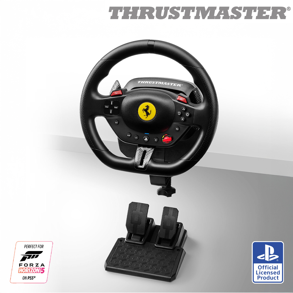 트러스트마스터 T98 Ferrari 296 GTB 레이싱휠 (PS5/PS4/PC 호환) - 상품 이미지