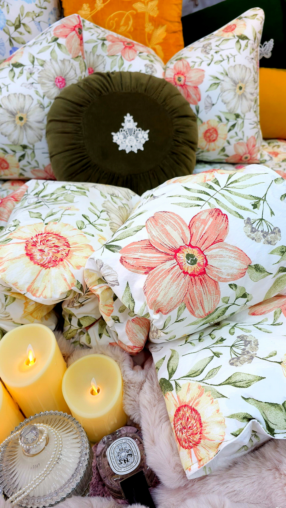 플라워침구 혼수이불 호텔침구세트 퀸 신혼 이불세트 침구류