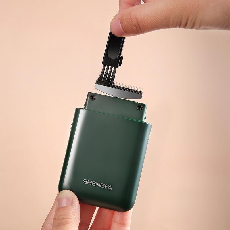 잔털바리깡 다기능이발면도기 구렛나루 솜털 바리깡 삭발기 트리머 전문가용 에메랄드 그린 기본 - 상세 이미지 5