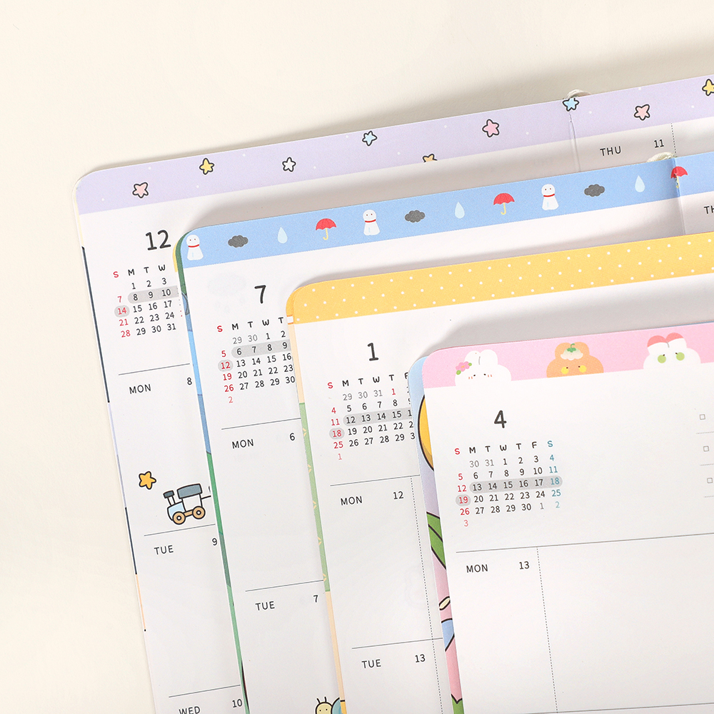 플레플레 2026 보니 다이어리 (날짜형)