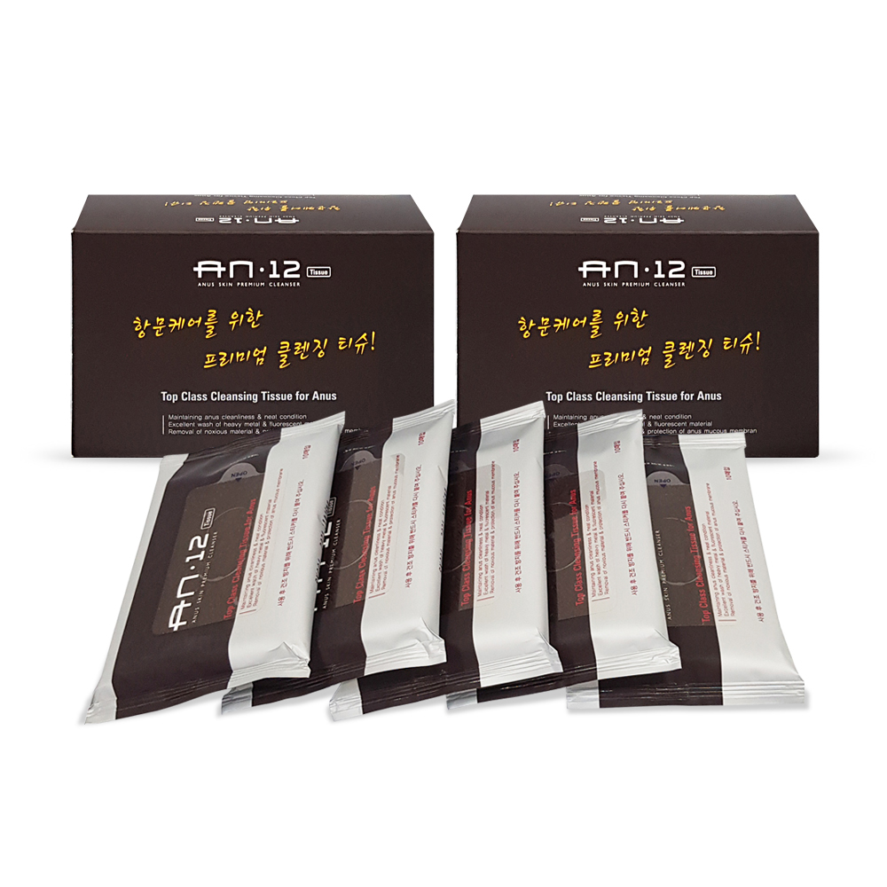 닥터에이엔 AN12 항문청결티슈 100매 휴대용 비데티슈