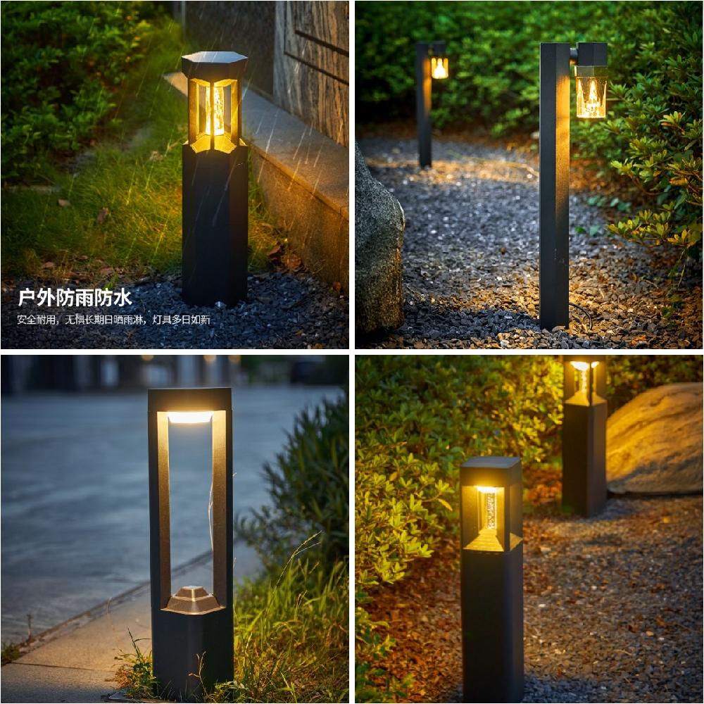 볼라드등 빌라 정원등 펜션 방수 주택 태양광 야외 LED 기둥 전원/9-60cm/따뜻한 빛 - 상세 이미지 3