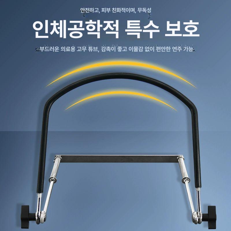 하모니카 넥홀더 메탈 오르간 연주 경량 지지대 연주용 거치대 서포트 기본 - 상세 이미지 4