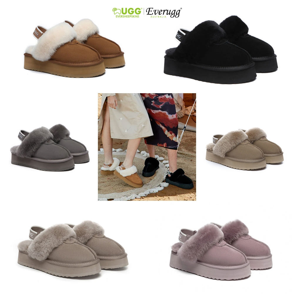 호주 어그 25FW 에버어그 와플 플랫폼 슬리퍼 AS2048