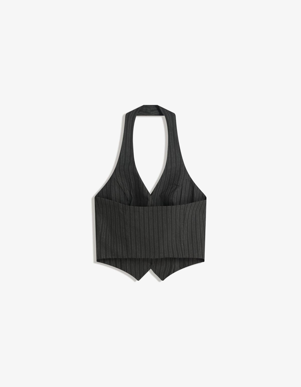 버쉬카 테일러드 베이직 스트라이프 벵갈린 베스트 8572/707 GREY - 상세 이미지 2