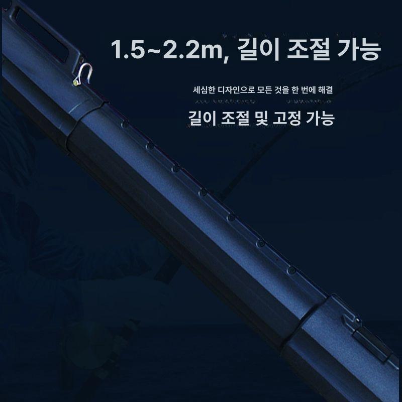 낚시 로드케이스 바다 민물 키퍼 루어 원투 튼튼한 하드케이스 낚시가방 하드로드케이스 블랙 낚싯대통 - 상세 이미지 4