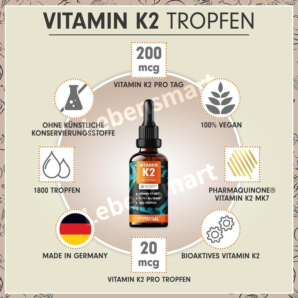 프로퓨엘 고용량 비타민K2 MK7 1800정(50ml) 1개(50ml) - 상세 이미지 2