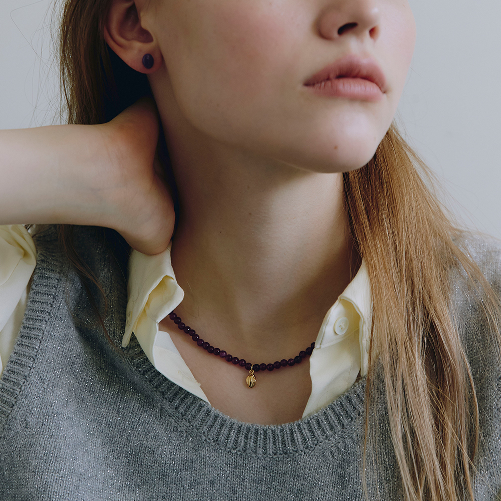 [빈티지헐리우드]Cozy Grape Necklace_VH2579NE002M - 상세 이미지 4