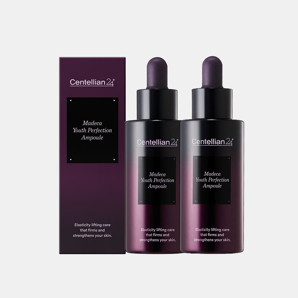 동국제약 센텔리안24 마데카 유스 퍼펙션 앰플 30ml x 2개 / 유스테카(TECA) 콜라겐 팔자 눈가 주름개선 탄력 리프팅 안티에이징에 도움 - 상품 이미지